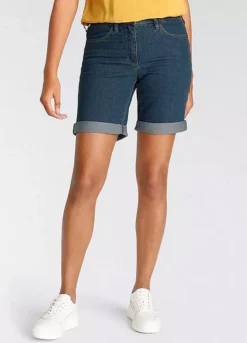 Arizona High Waist Denim Bermudas