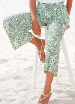 Beachtime Leaf Printed Culottes