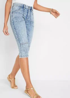 Bonprix Denim Capri Pants