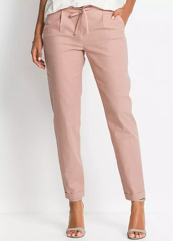 Bonprix Linen Blend Trousers