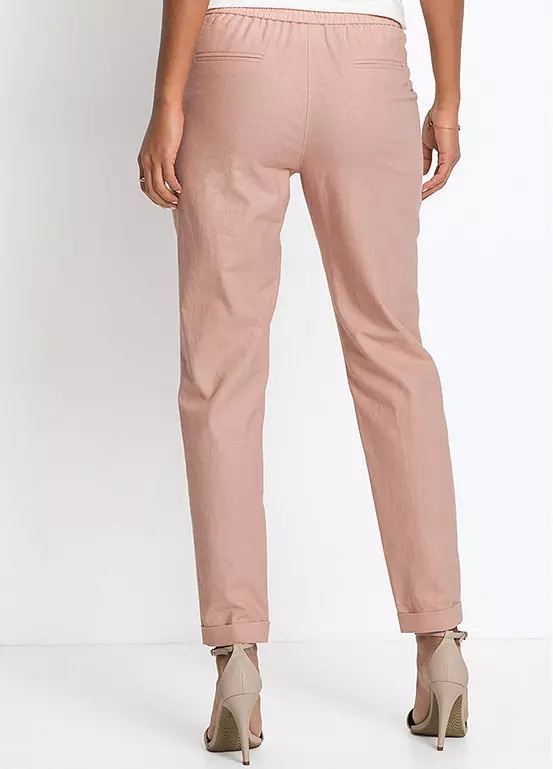 Bonprix Linen Blend Trousers - Image 3