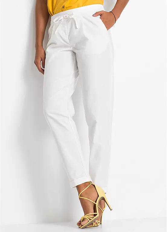 Bonprix Linen Blend Trousers - Image 9