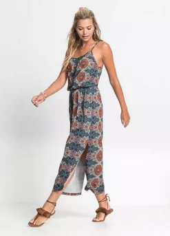 Bonprix Printed Sleeveless Maxi Dress