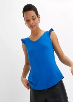 Bonprix Ruffle Strap Top