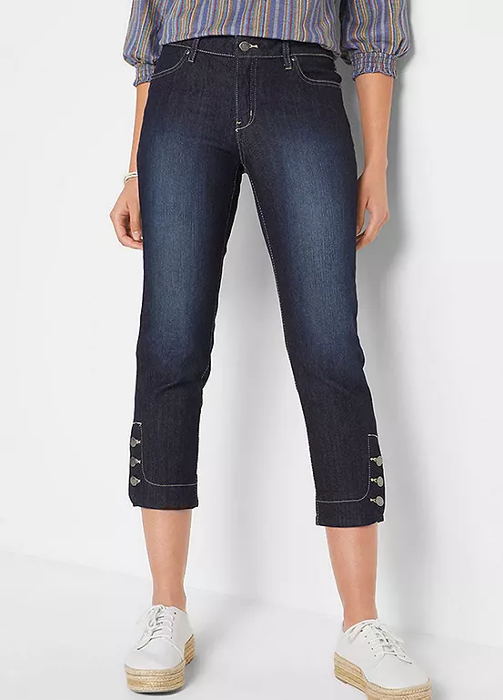 Bonprix Slim Fit Capri Jeans - Image 5