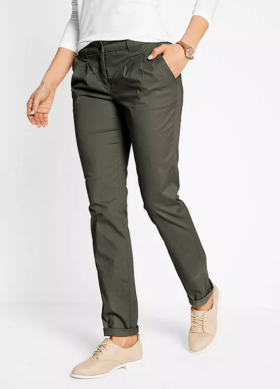 Bonprix Turn-Up Chino Trousers - Image 2