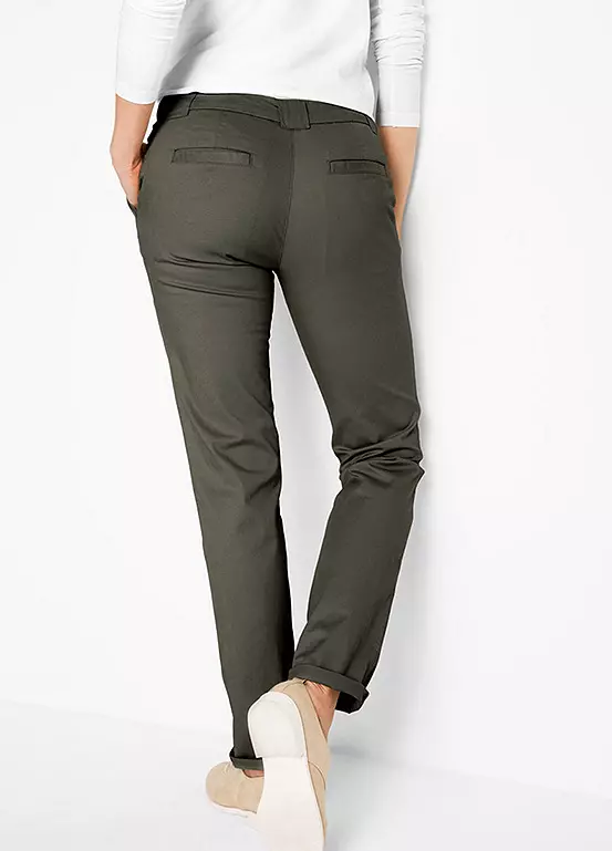 Bonprix Turn-Up Chino Trousers - Image 4