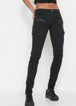 Bonprix Zip Detailed Skinny Cargo Pants