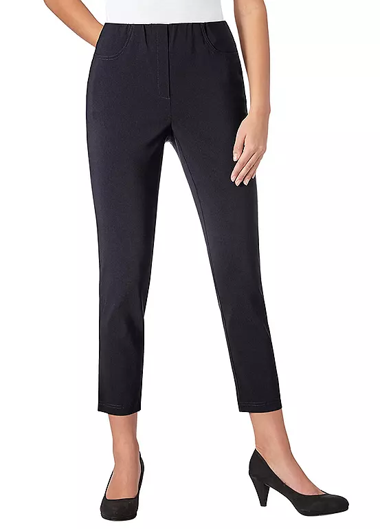 Cropped Bengaline Trousers - Image 8