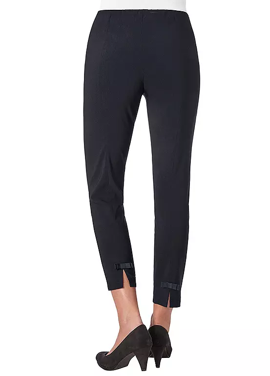 Cropped Bengaline Trousers - Image 10