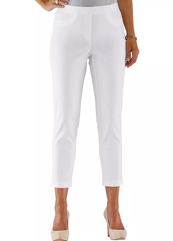 Cropped Bengaline Trousers - Image 2