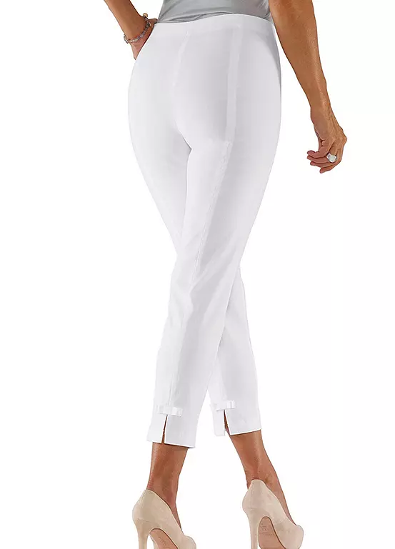 Cropped Bengaline Trousers - Image 4