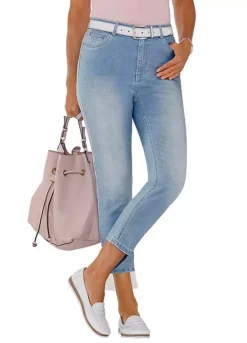 Witt Cropped Zip-Up Jeans