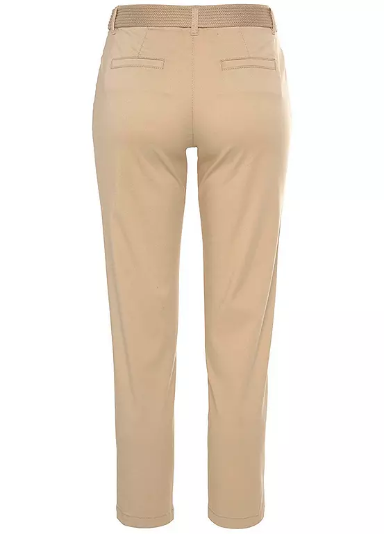 DELMAO Belted Cropped Chinos - Image 19
