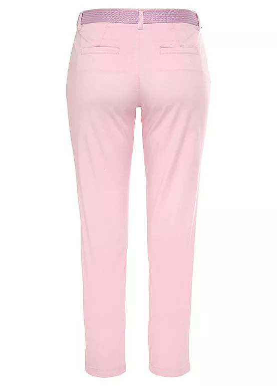 DELMAO Belted Cropped Chinos - Image 9