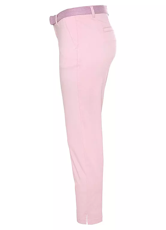 DELMAO Belted Cropped Chinos - Image 10