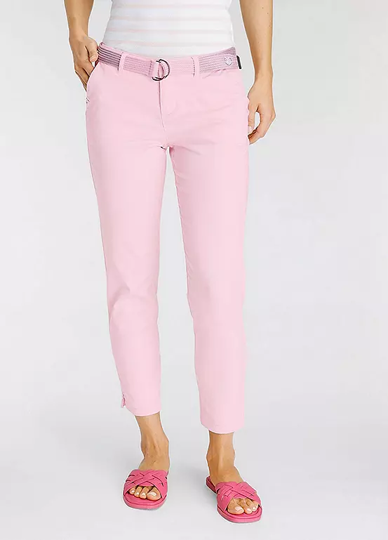 DELMAO Belted Cropped Chinos - Image 7