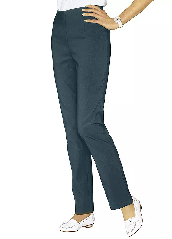 Elasticated Straight Leg Trousers - Image 15