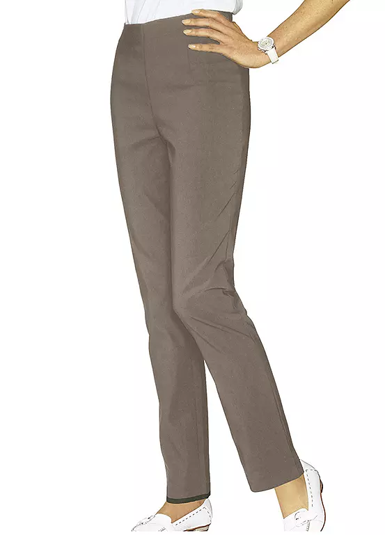 Elasticated Straight Leg Trousers - Image 19