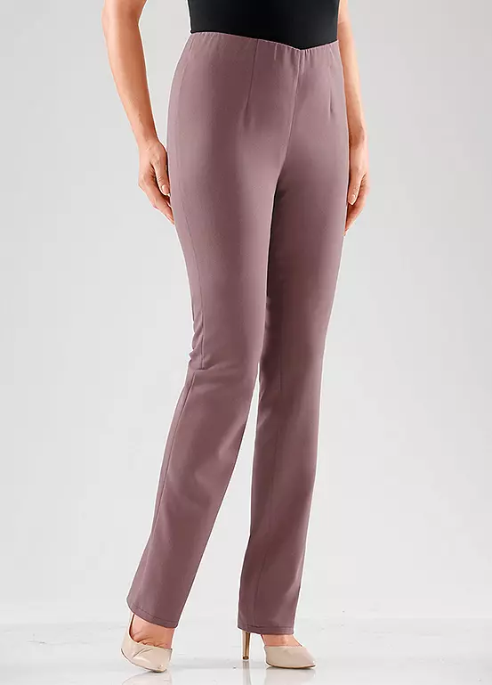 Elasticated Straight Leg Trousers - Image 20