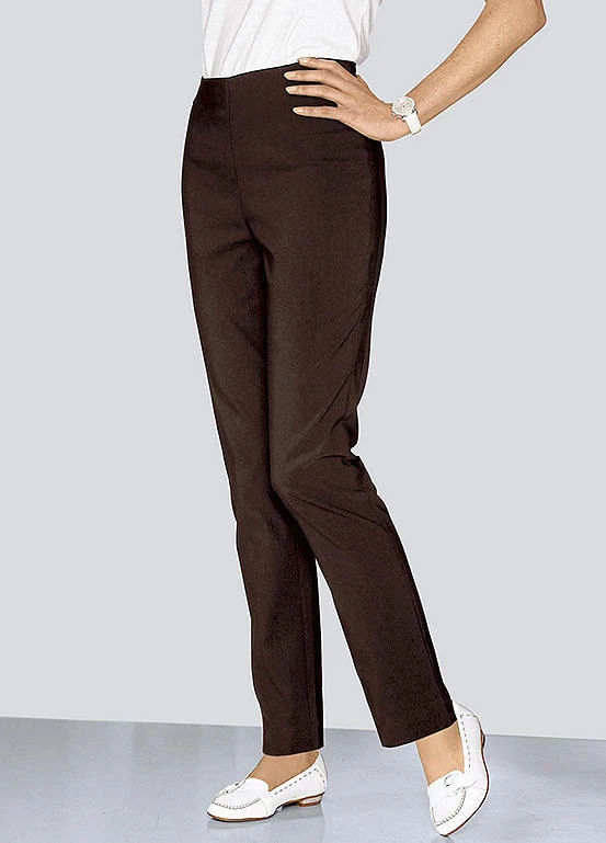 Elasticated Straight Leg Trousers - Image 2