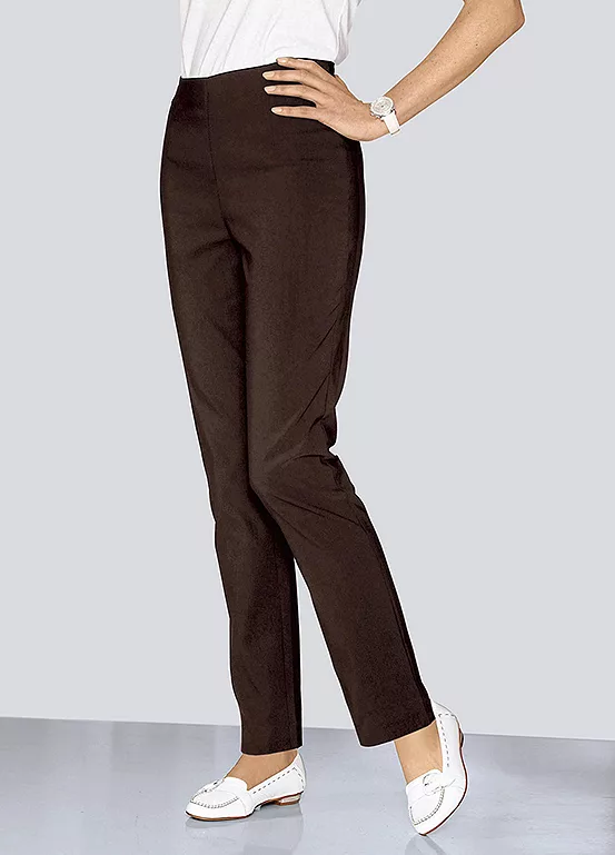Elasticated Straight Leg Trousers - Image 5
