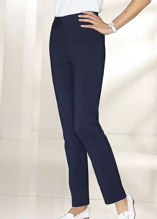 Elasticated Straight Leg Trousers - Image 6