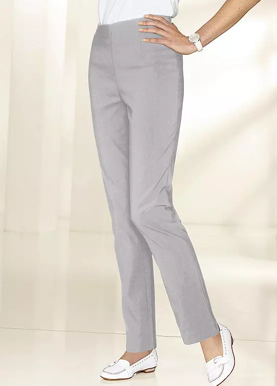 Elasticated Straight Leg Trousers - Image 9