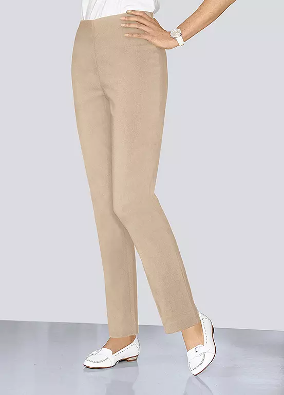 Elasticated Straight Leg Trousers - Image 12