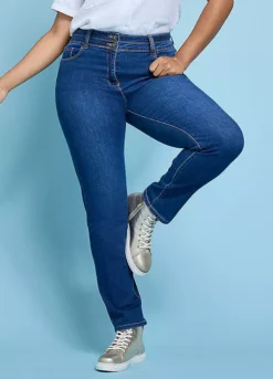 Feel Good Lift & Sculpt Charlotte Straight Leg Jeans Blue