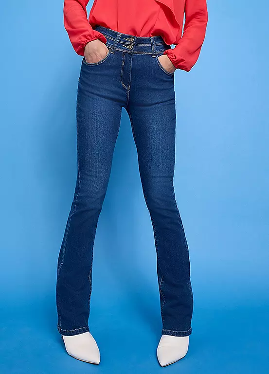 Feel Good Lift & Sculpt Mia Bootcut Jeans Blue
