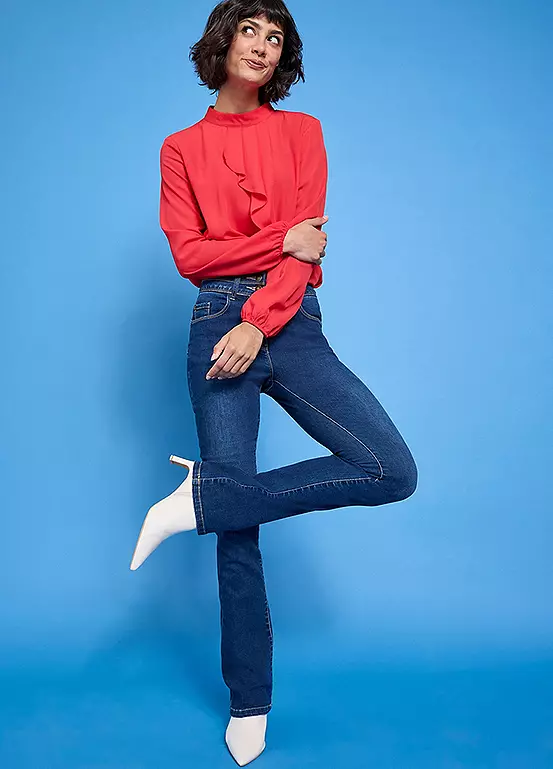 Feel Good Lift & Sculpt Mia Bootcut Jeans Blue - Image 3