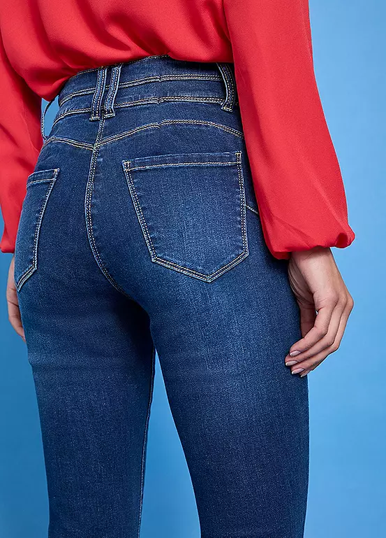 Feel Good Lift & Sculpt Mia Bootcut Jeans Blue - Image 4