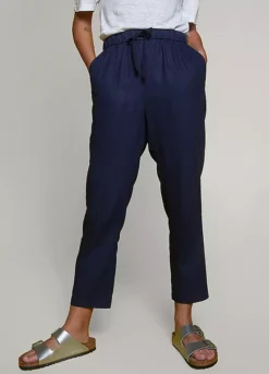 Freestyle Navy Frankie Linen Trousers