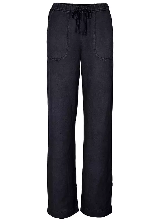 Heine Elasticated Waist Wide Leg Trousers - Image 12