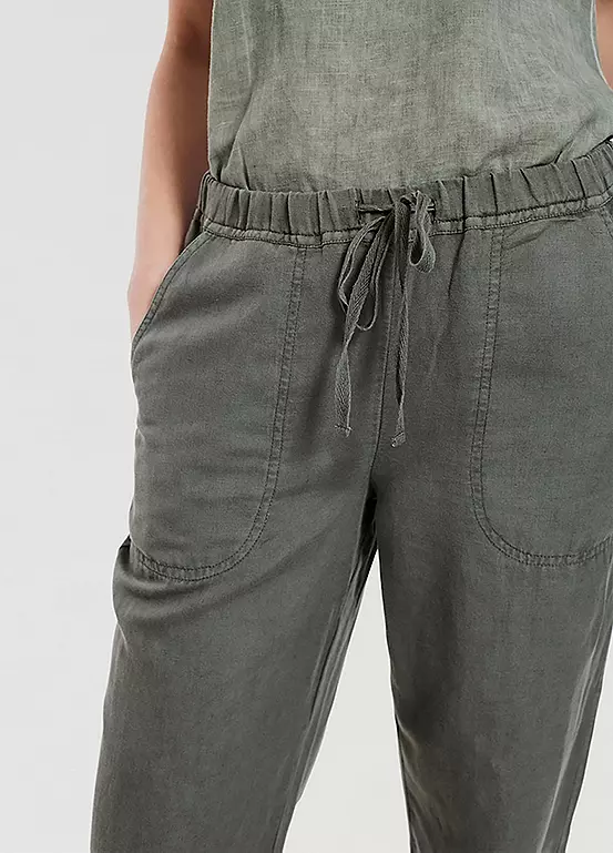 Heine Elasticated Waist Wide Leg Trousers - Image 5