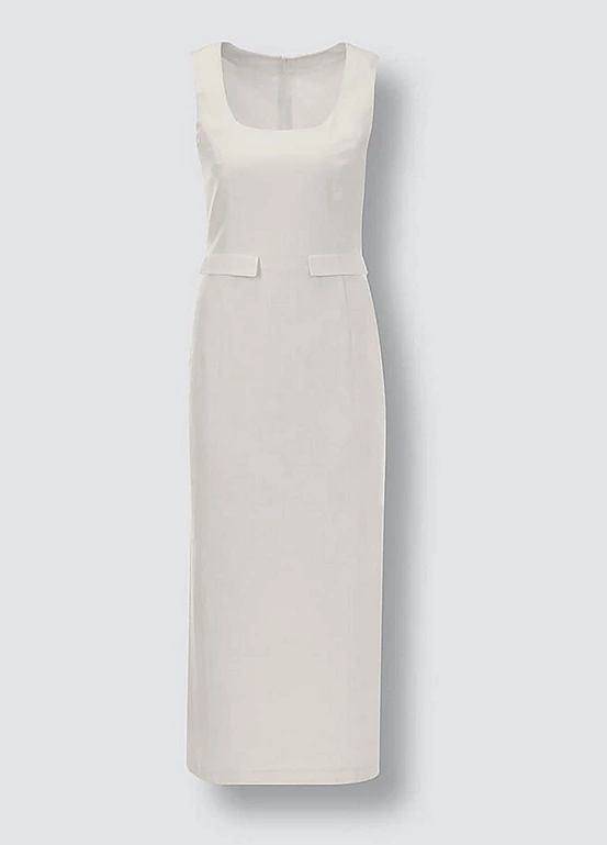 Heine Sleeveless Square Neck Shift Dress - Image 2