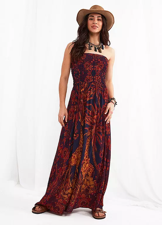 Joe Browns Gorgeous Giraffe Bandeau Dress - Image 3