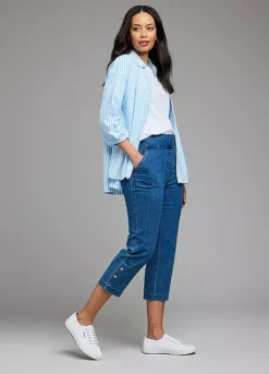 Kaleidoscope Comfort Fit Cropped Trousers