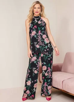 Kaleidoscope Floral Print Trousers & Blouse Set