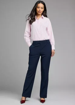 Kaleidoscope Navy Straight Leg Trousers