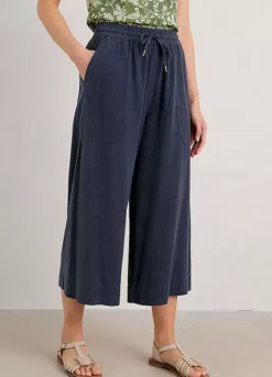 Seasalt Cornwall Sea Heart Culottes - Navy