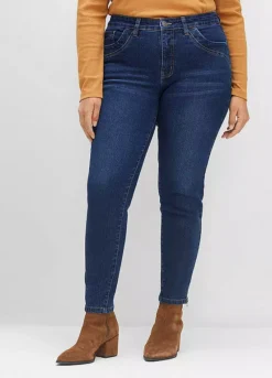 Sheego Zip Hem Ankle Length Skinny Jeans