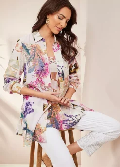 Together! Together Floral Print Shirt