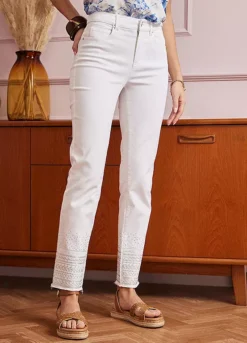 Together! Together Stretch Diamante Trim Jeans