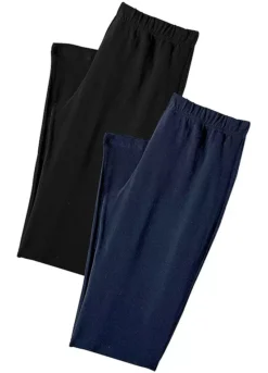 Vivance Active Pack Of 2 Capri Trousers