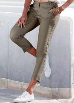 Vivance Cropped Chinos