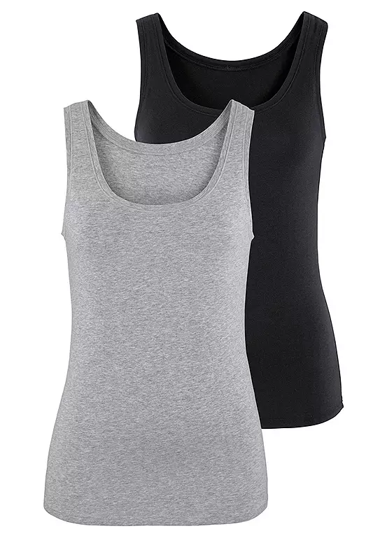 Vivance Pack Of 2 Vests - Image 17