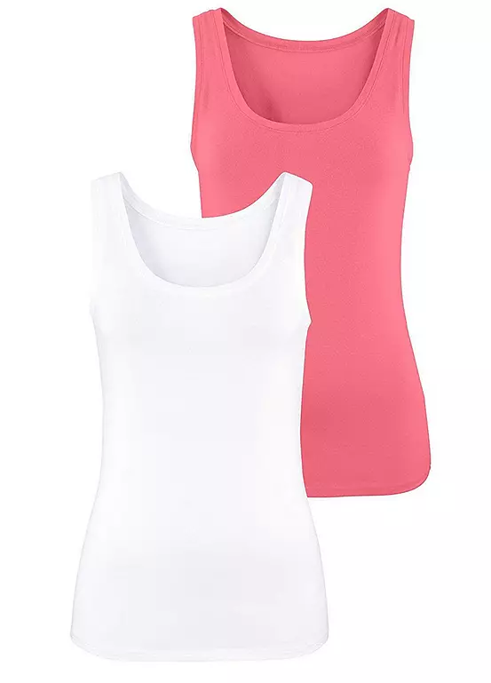 Vivance Pack Of 2 Vests - Image 5