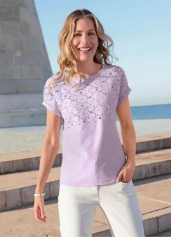 Witt Embroidered Jersey Top